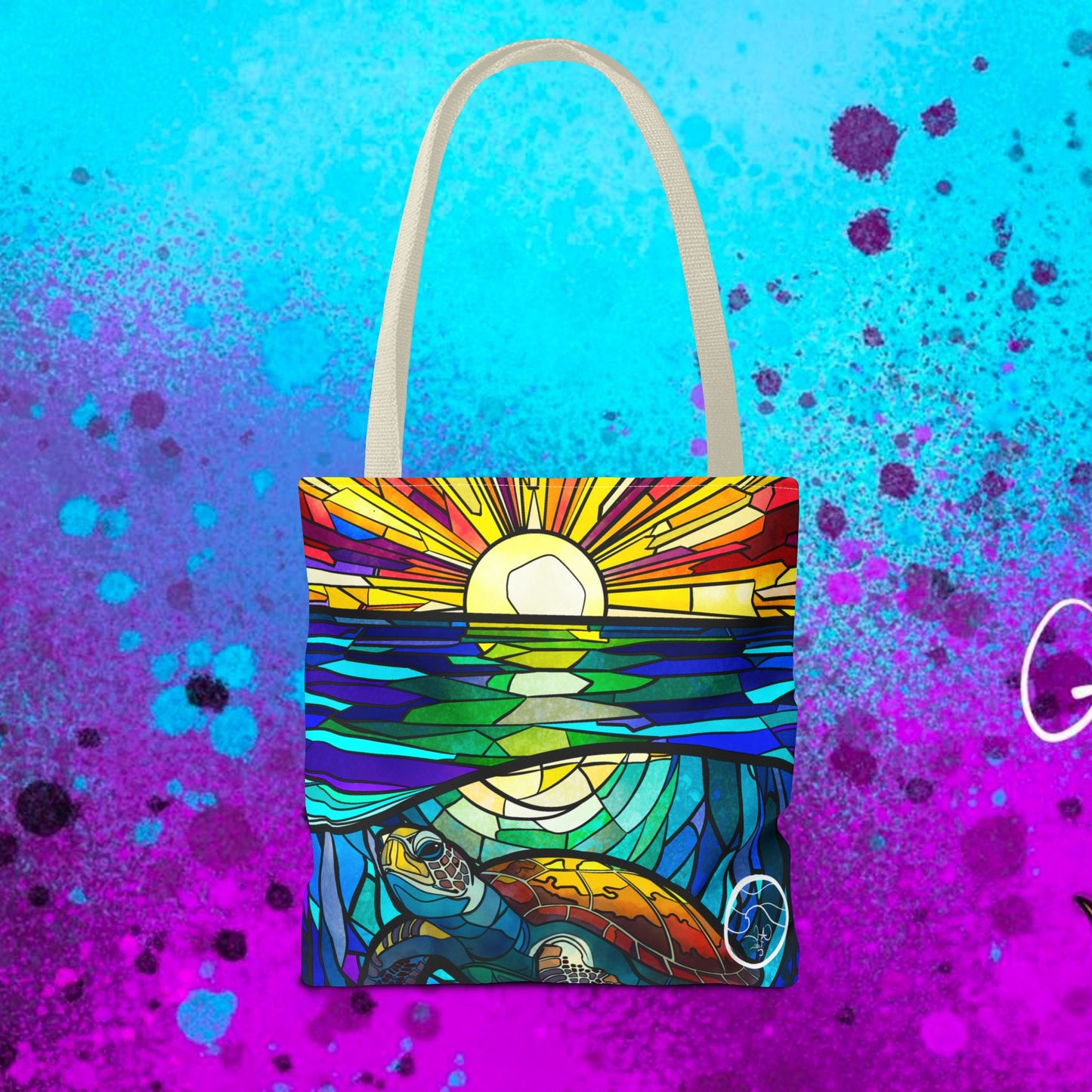 ## Honu Glass Ocean Tote Bag