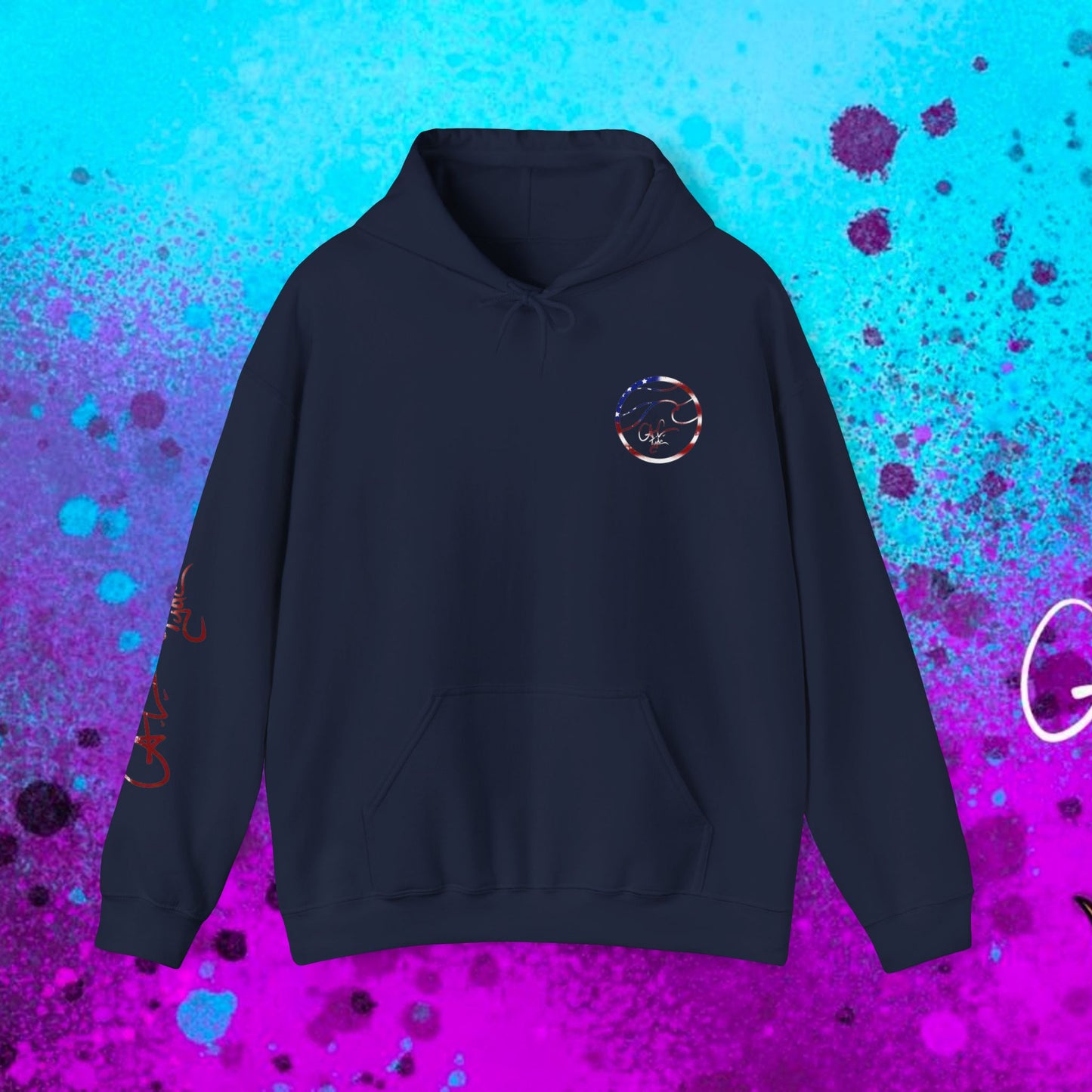 #108 United we Fish Hoodie