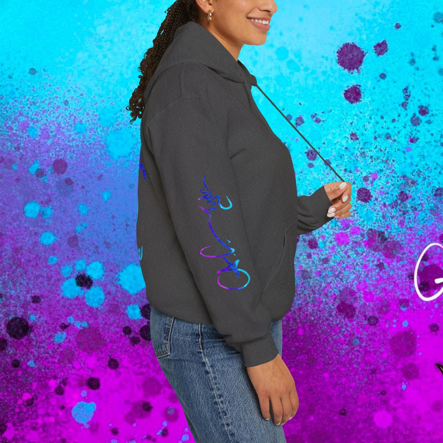 #102 Cosmic Reef Mahi Skeleton Hoodie
