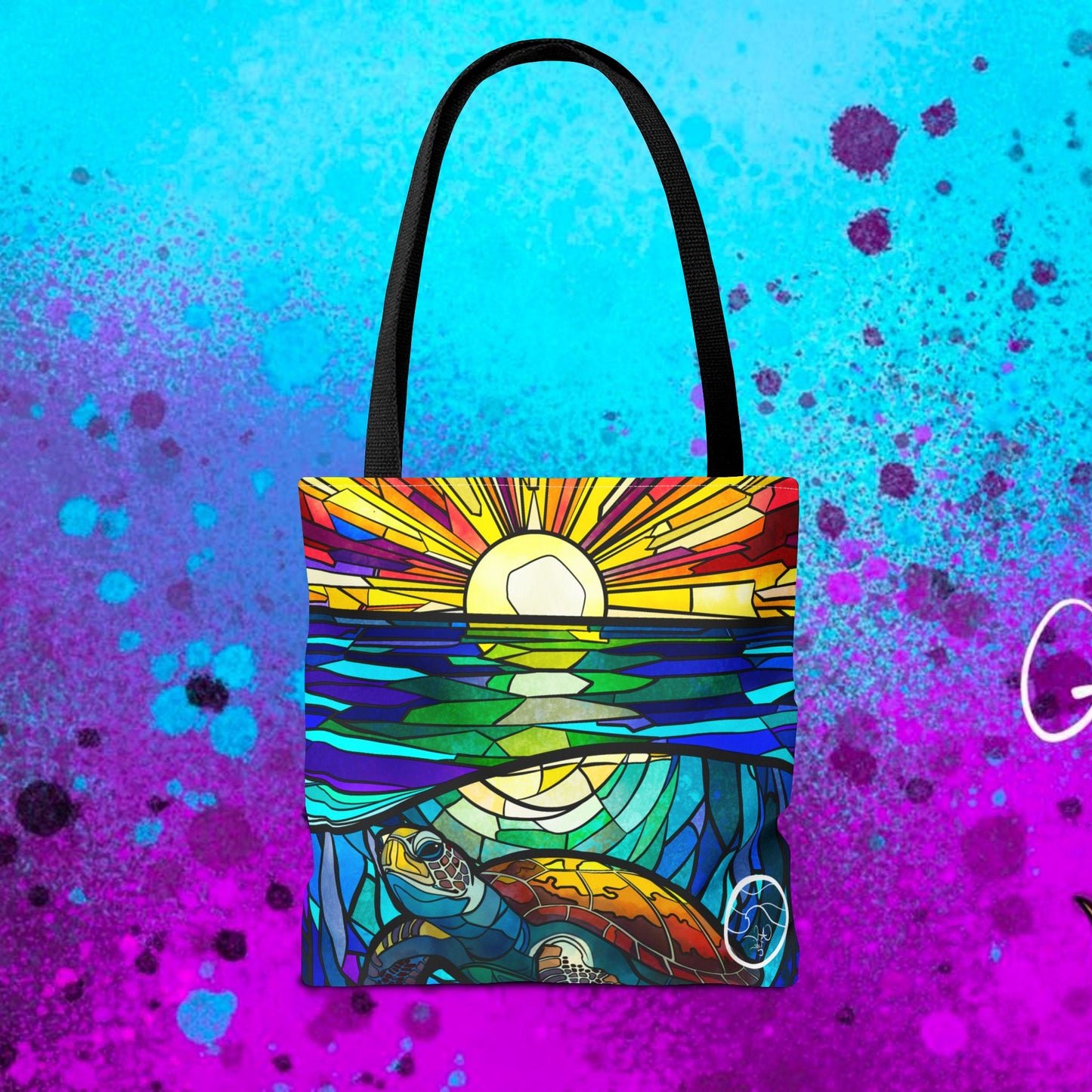 ## Honu Glass Ocean Tote Bag