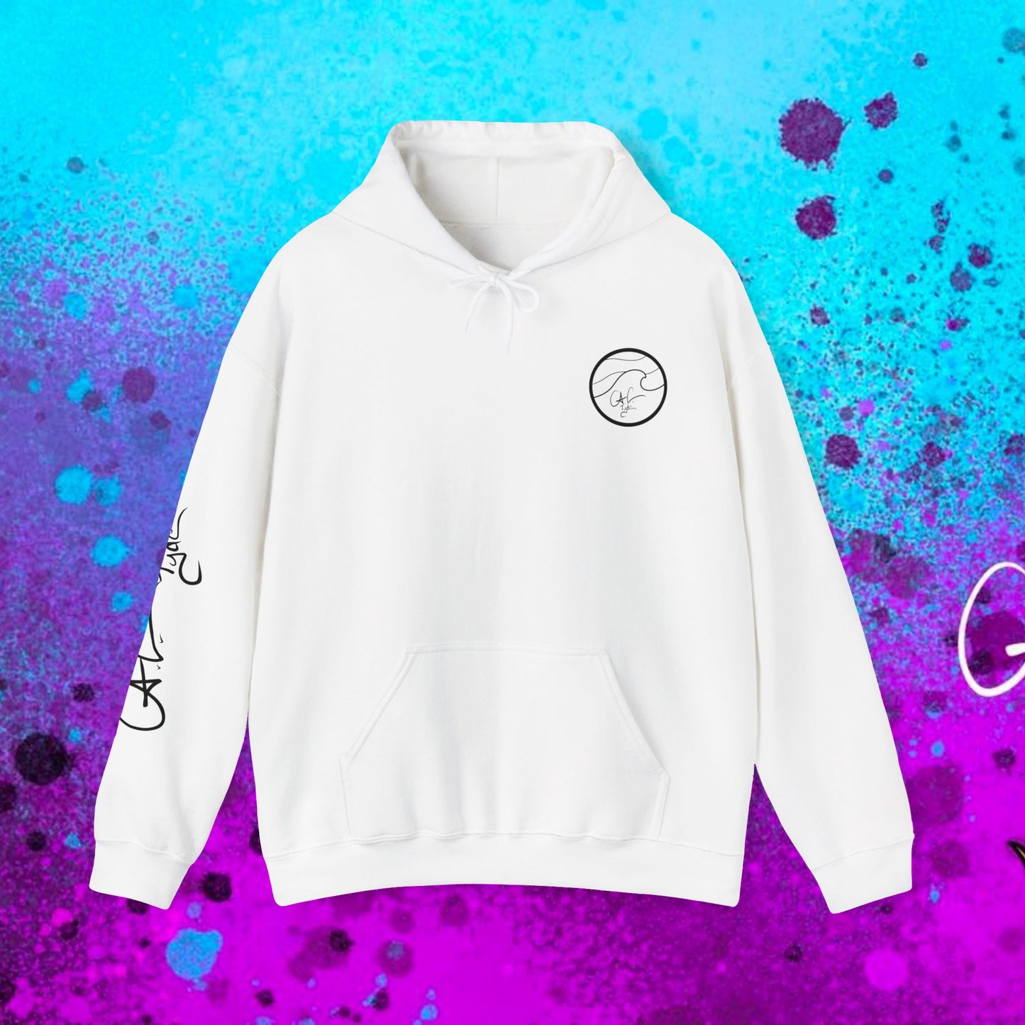#103 Sea Pony - Lined Seahorse Hooded Sweatshirt