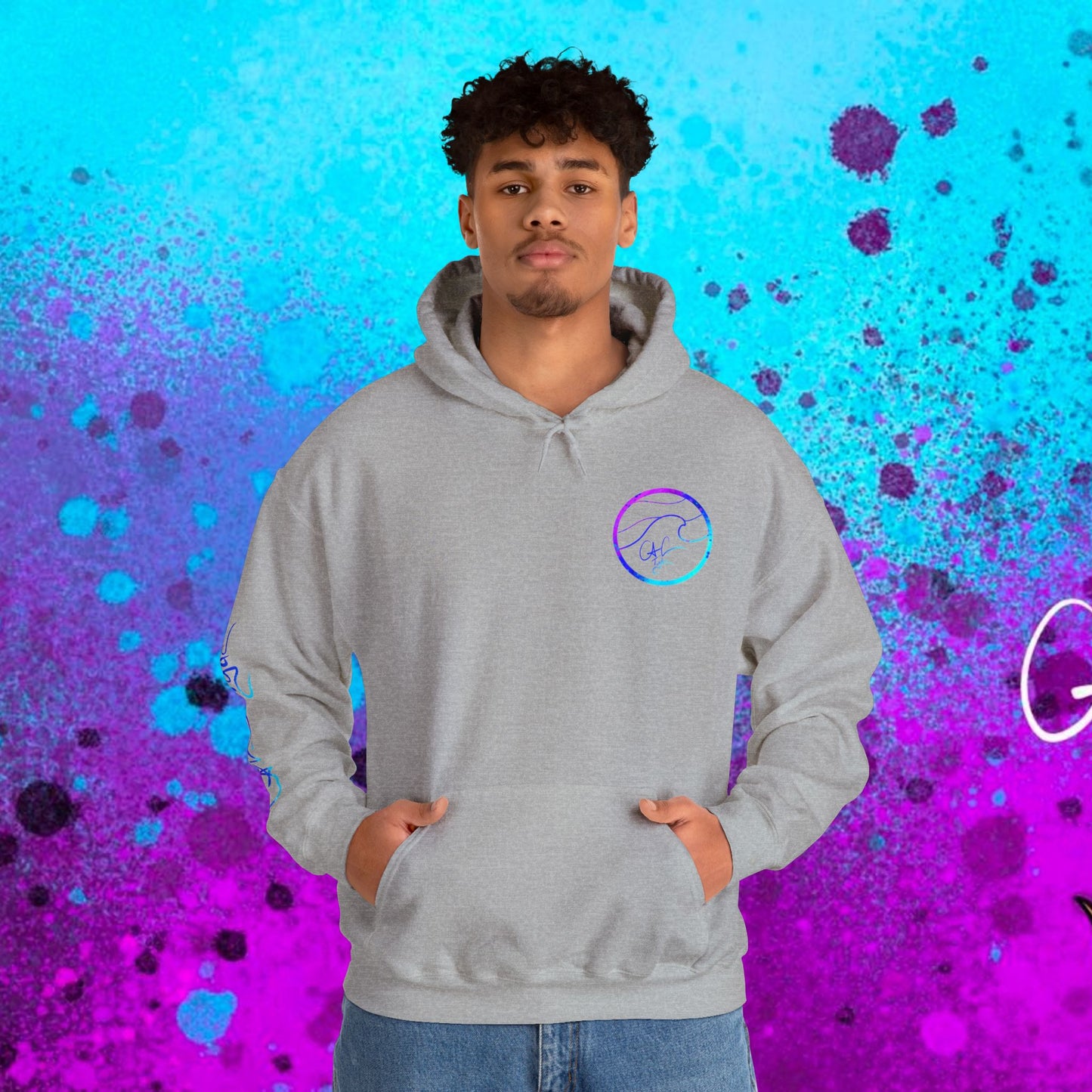 #102 Cosmic Reef Mahi Skeleton Hoodie