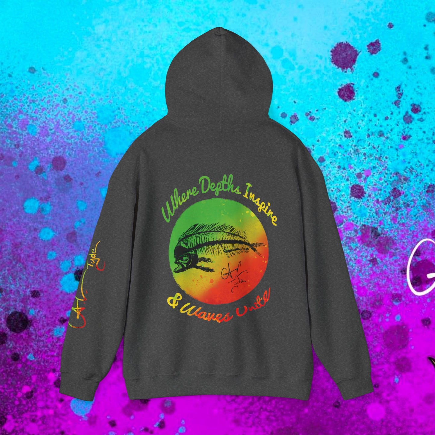 #101 Rasta Mahi Skeleton Hoodie
