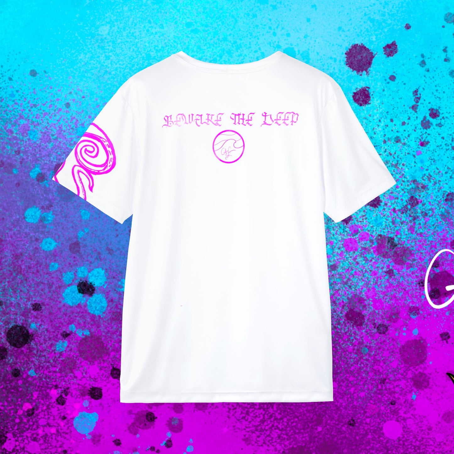 #0# *premium* Beware the Deep- Special Edition White T-shirt