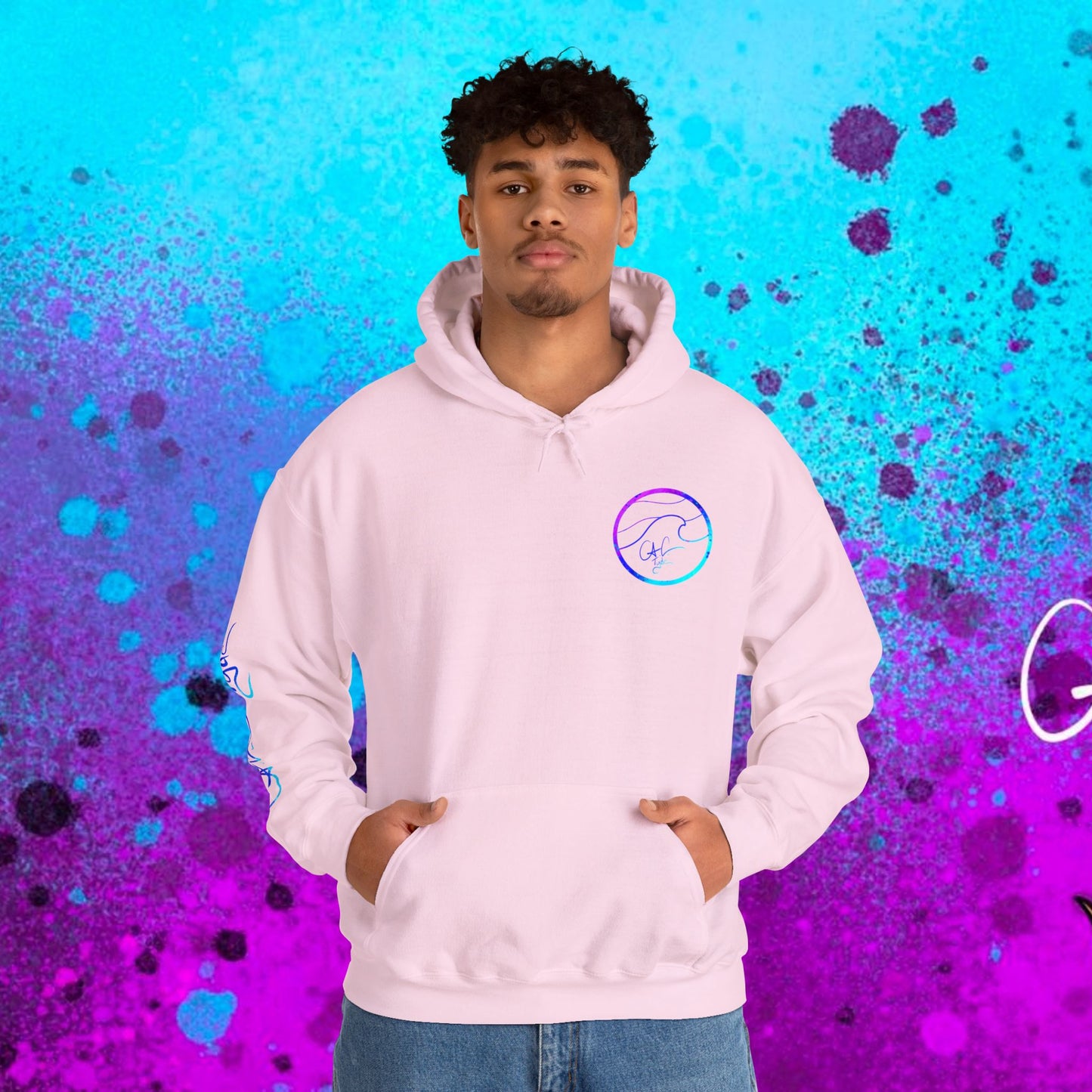 #102 Cosmic Reef Mahi Skeleton Hoodie