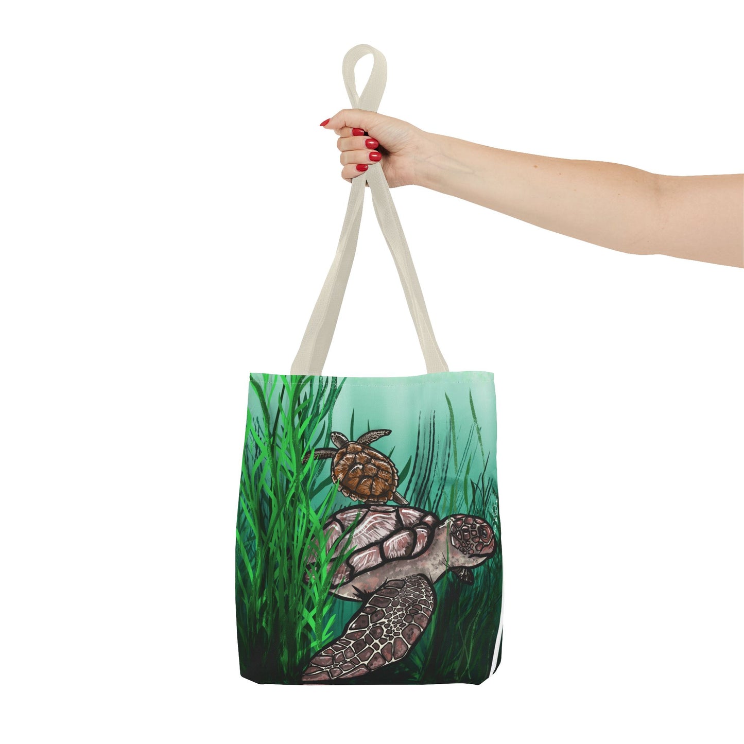## Traveler-loggerhead Tote Bag
