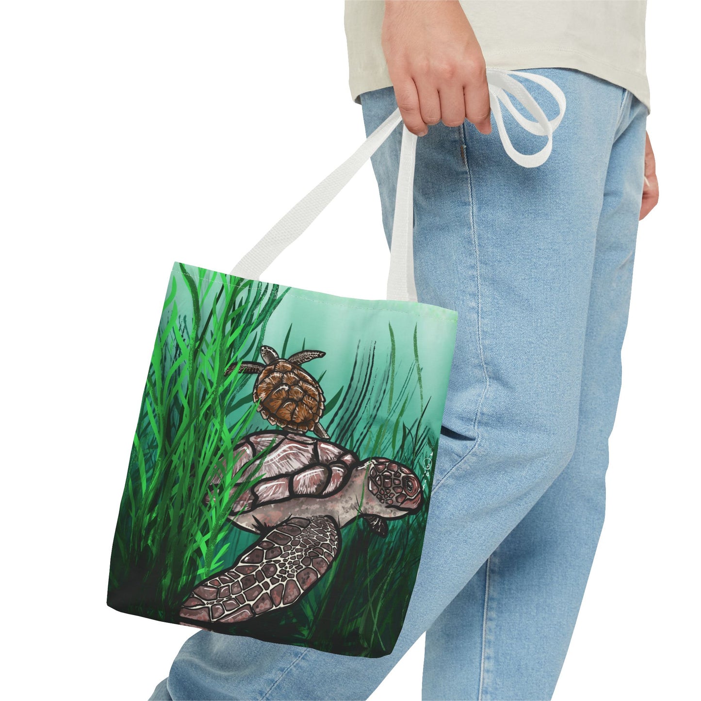 ## Traveler-loggerhead Tote Bag