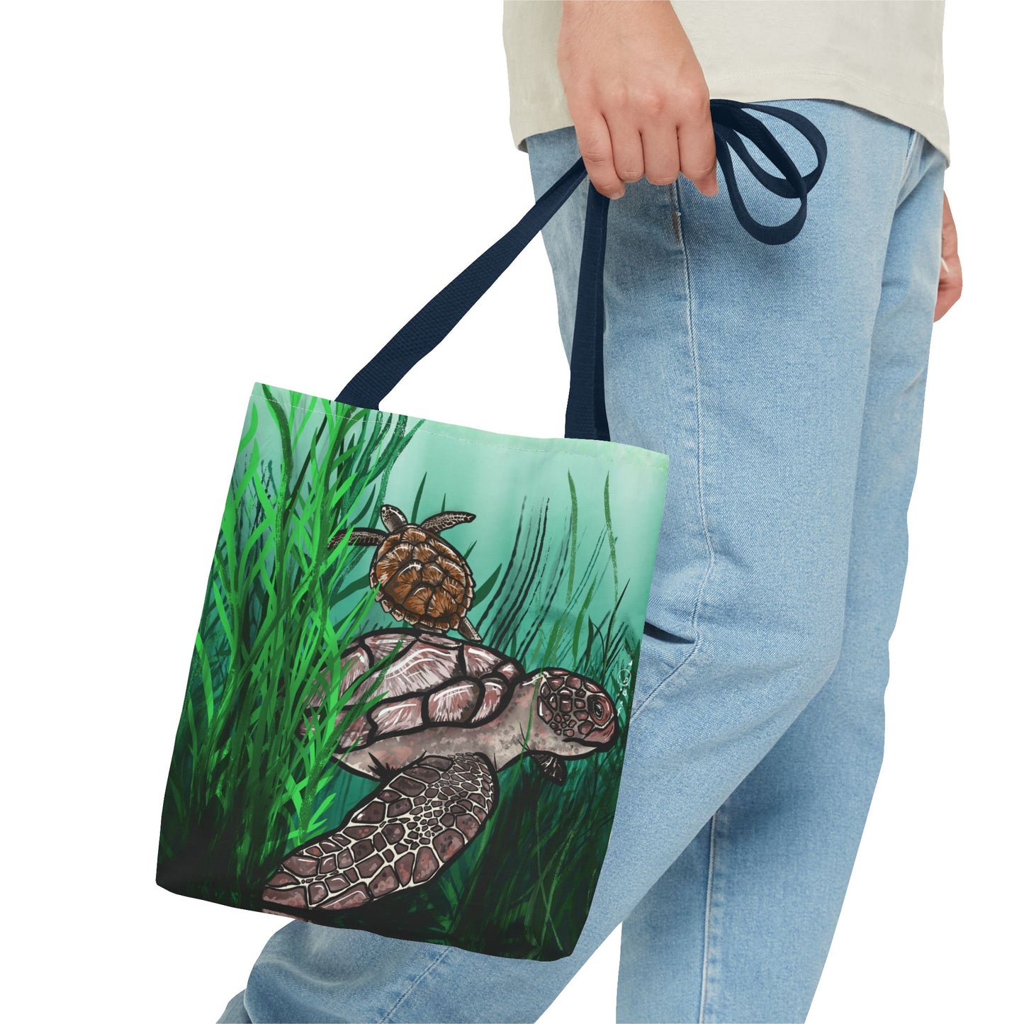 ## Traveler-loggerhead Tote Bag