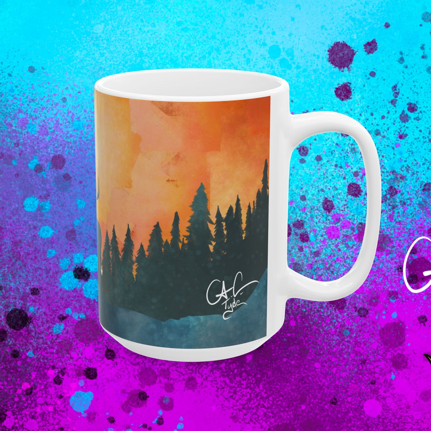 #5012 *Special* King of the Wood Ceramic Mug, (11oz, 15oz)