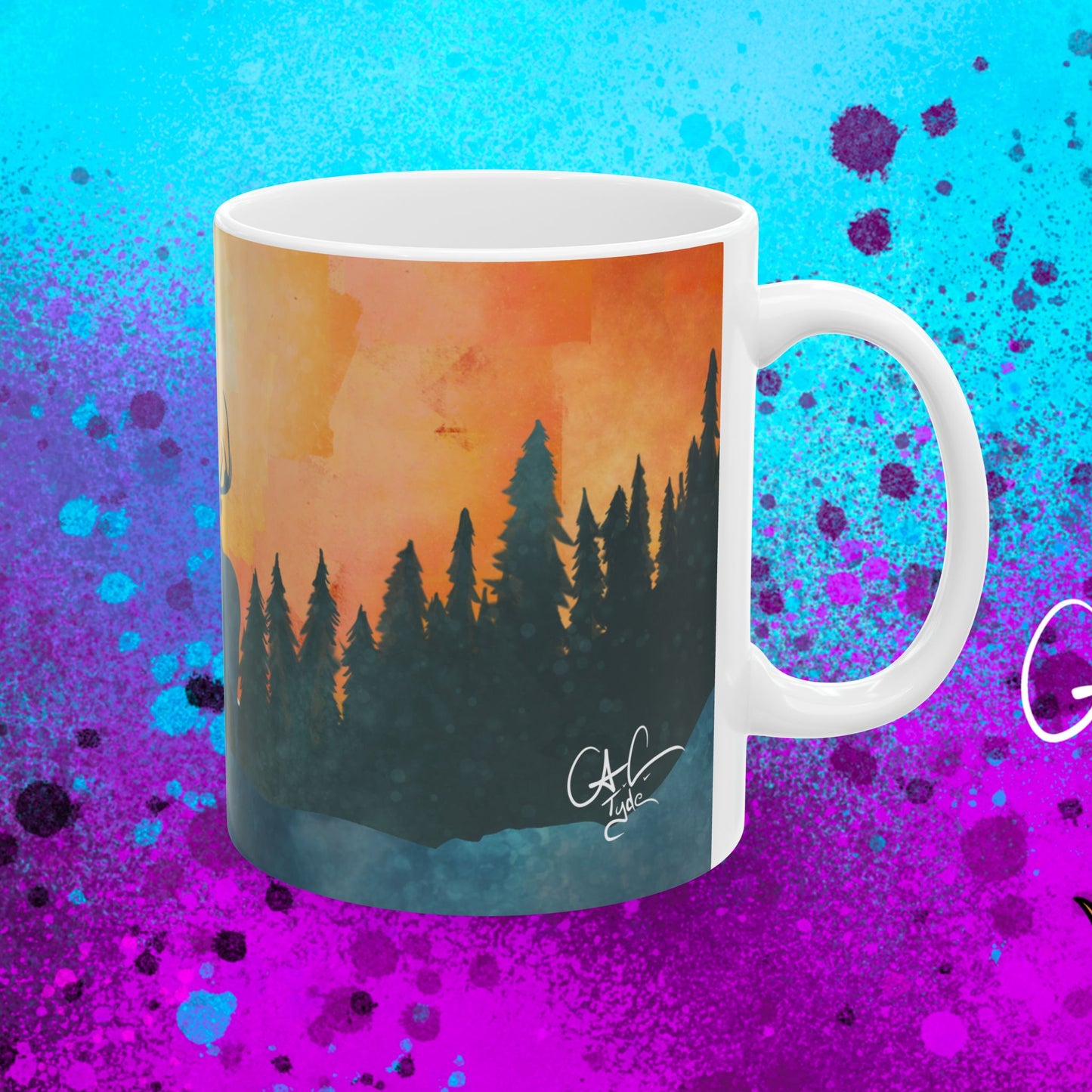 #5012 *Special* King of the Wood Ceramic Mug, (11oz, 15oz)