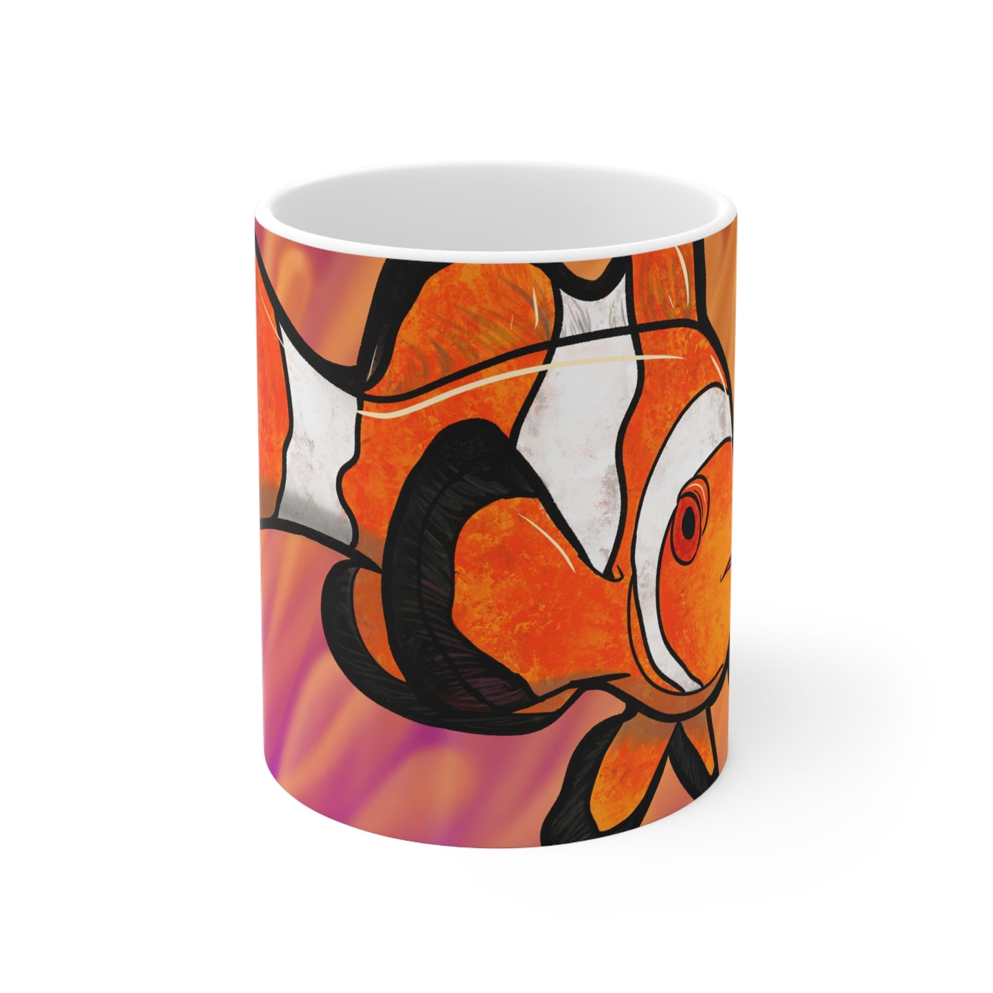 #5008 Class Clown- Clownfish Ceramic Mug 11oz