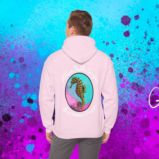 #103 Sea Pony - Lined Seahorse Hooded Sweatshirt