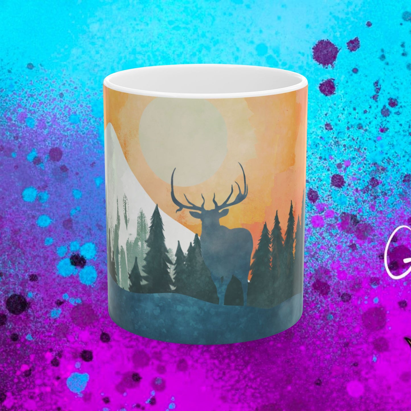 #5012 *Special* King of the Wood Ceramic Mug, (11oz, 15oz)