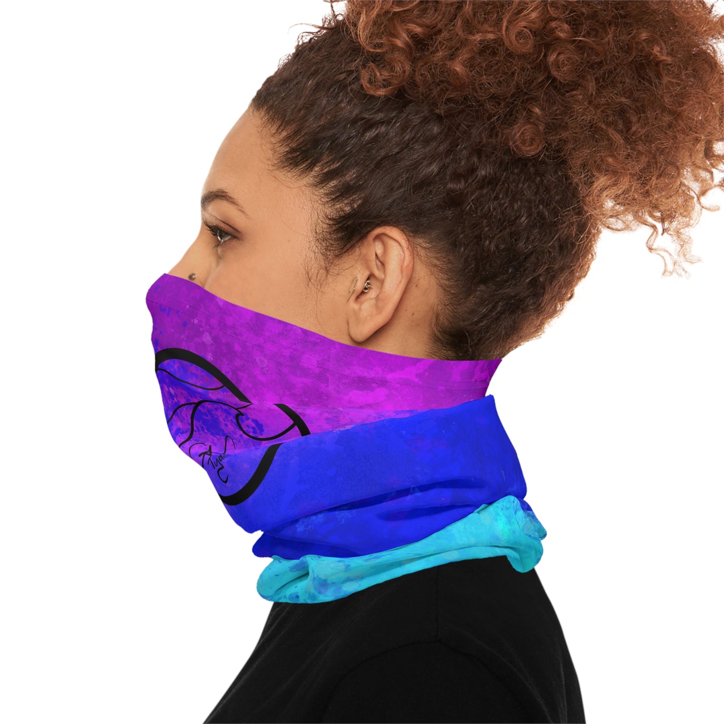 #301 A.C. Tyde Cosmic Reef Faceshield
