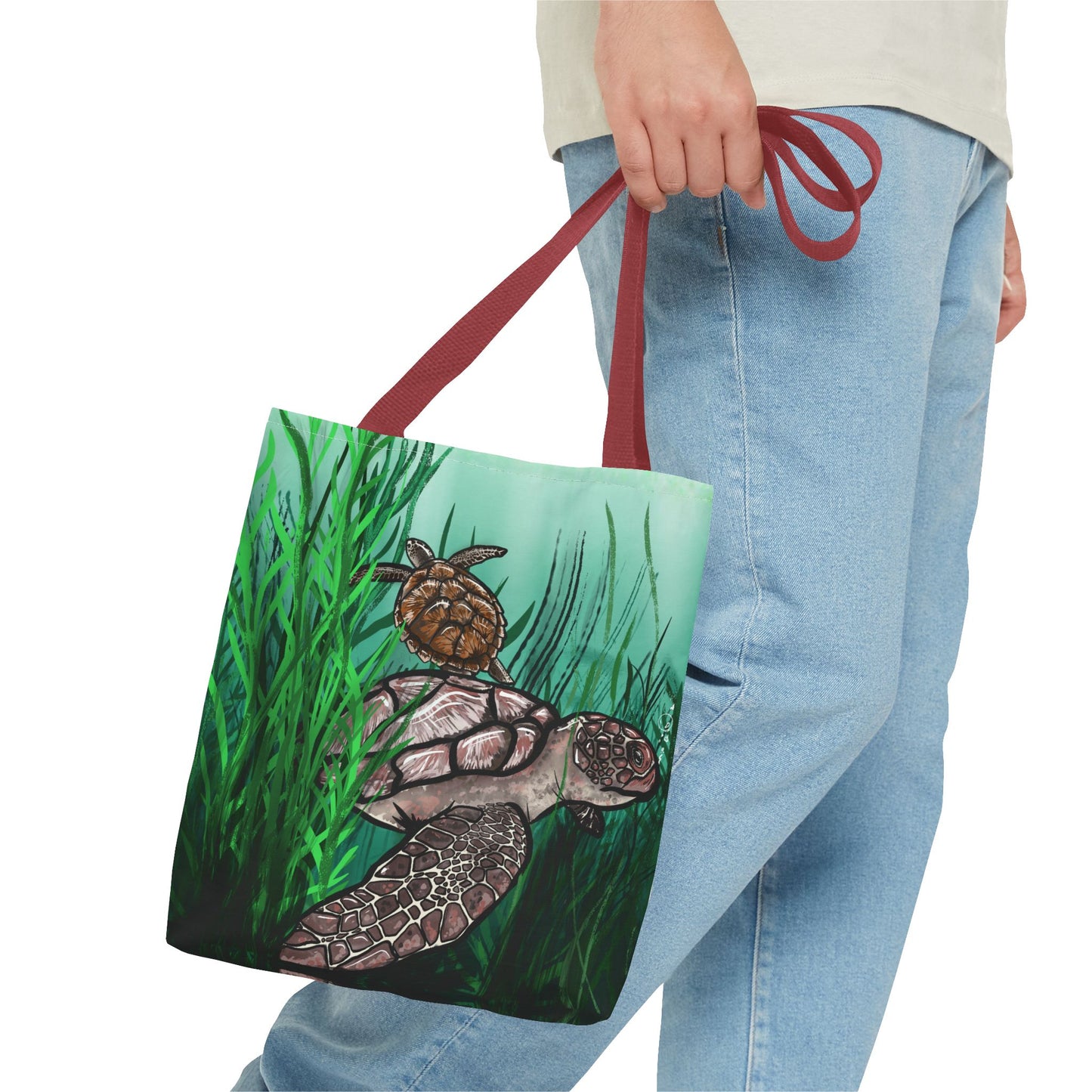 ## Traveler-loggerhead Tote Bag