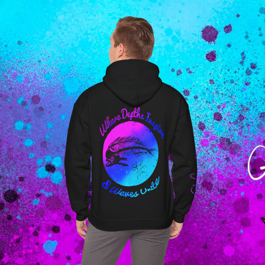 #102 Cosmic Reef Mahi Skeleton Hoodie