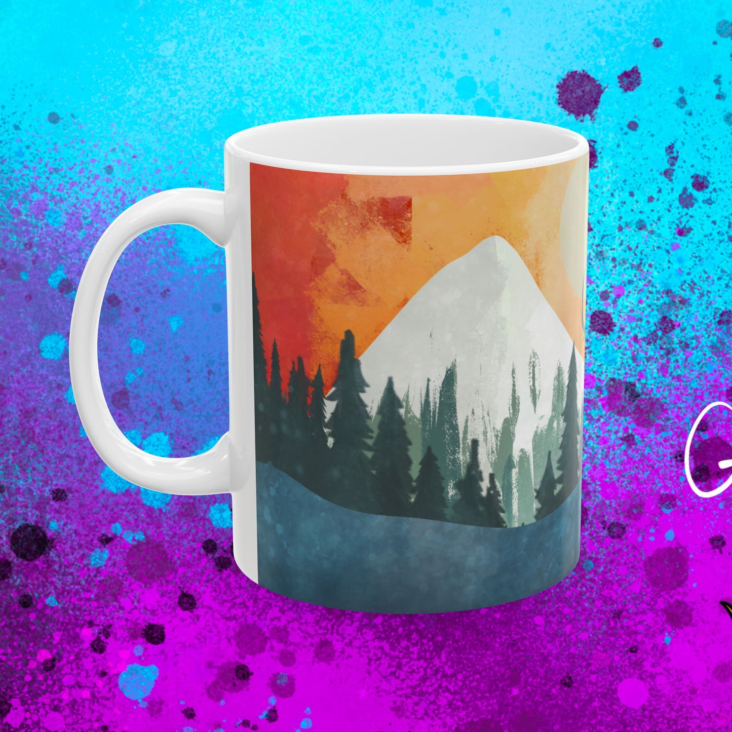 #5012 *Special* King of the Wood Ceramic Mug, (11oz, 15oz)