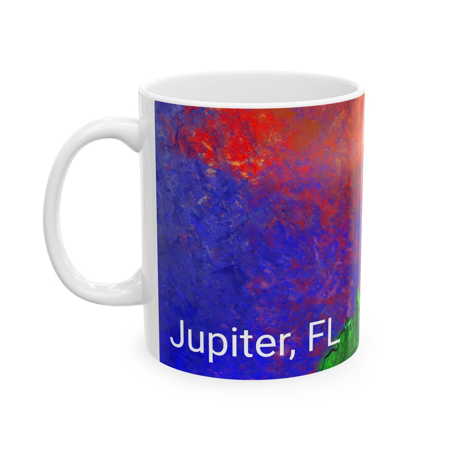 #5001 *Limited* Jupiter Lighthouse Ceramic Mug 11oz